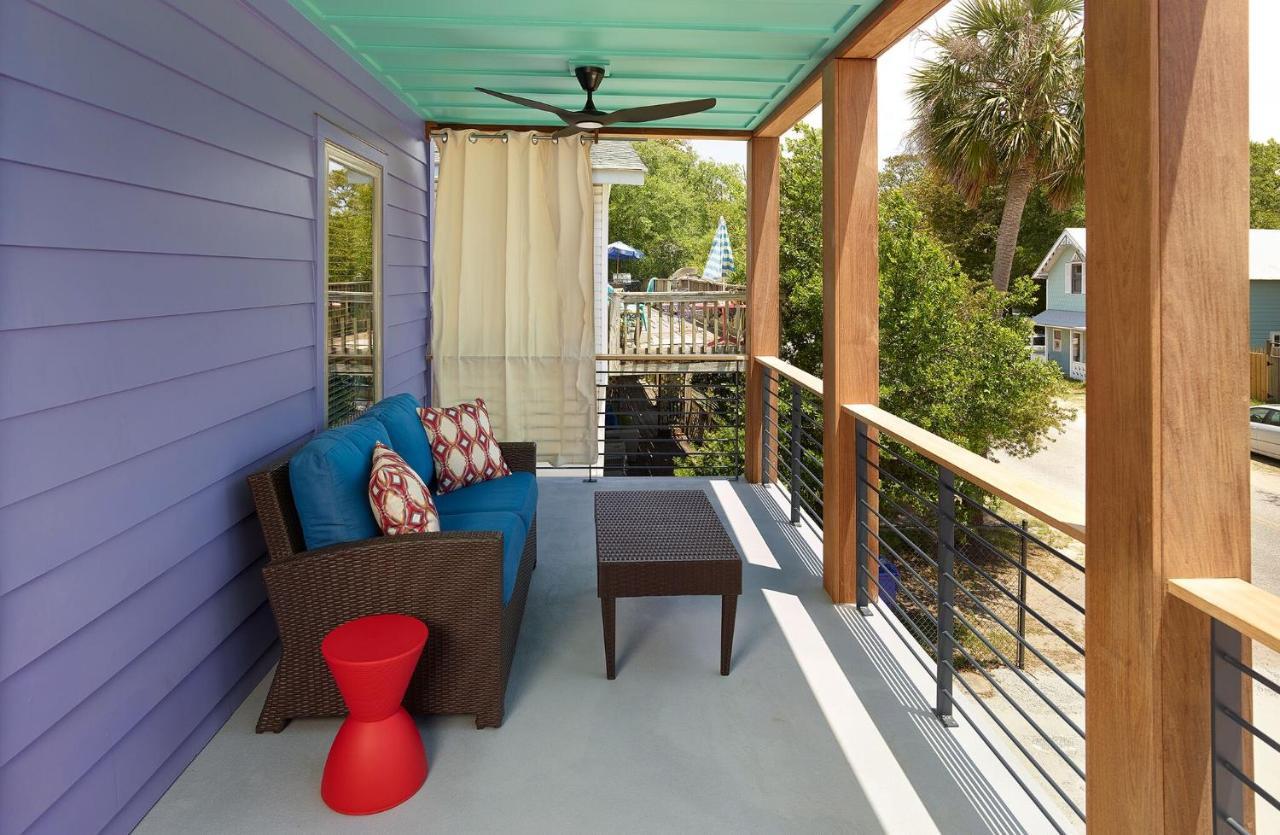 Folly Vacation Perfect Purple Palace Apt C Folly Beach Luaran gambar
